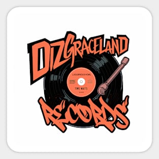 Dizgraceland Records Sticker